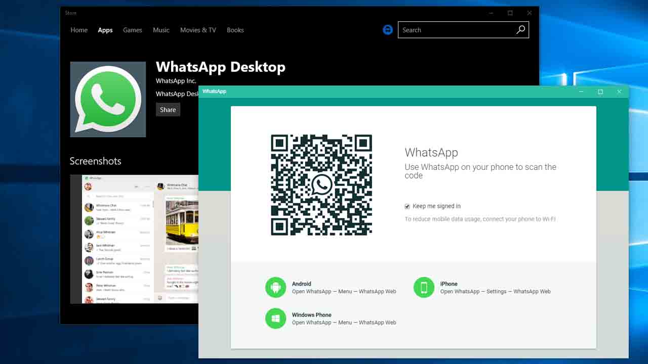 whatsapp video call desktop