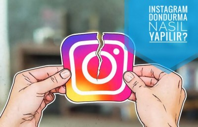 Instagram Dondurma Nasıl Yapılır?